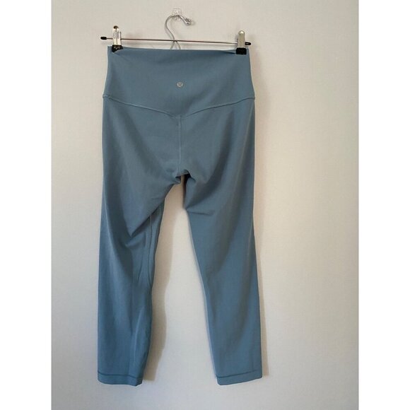 Lululemon Align High-Rise Crop 23" Size 8 Blue Leggings - Picture 3 of 10